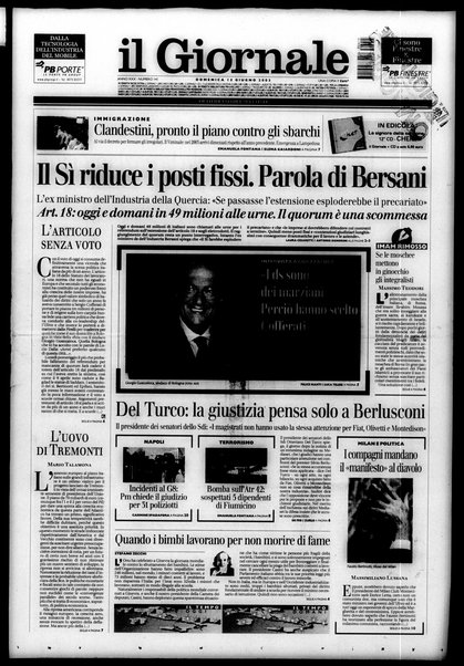 Il giornale : quotidiano del mattino